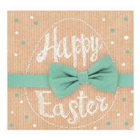 Paas thema servetten - 20x - Happy Easter print - 33 x 33 cm - Pasen - feestservetten - Paasontbijt