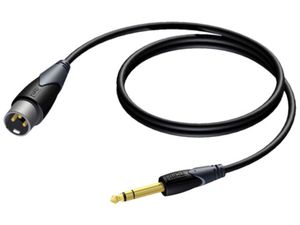 Procab CLA724/1.5 XLR Male Naar Jack Male Stereo Kabel