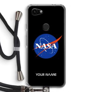 NASA: Pixel 3a Transparant Hoesje met koord