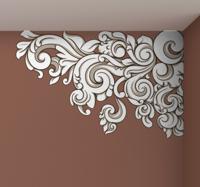 Barok Ornament Muursticker