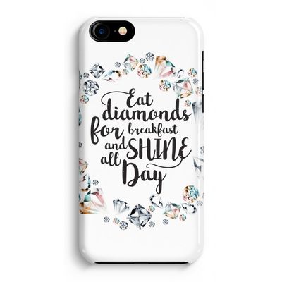 Diamonds: iPhone 8 Volledig Geprint Hoesje