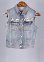 Guess Blue vintage denim jacket in size XS for Unisex - thumbnail