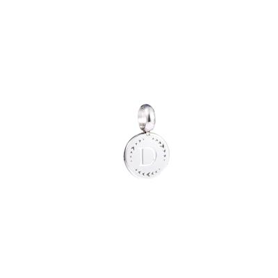 Go Dutch Label Letter D Kettinghanger Zilver