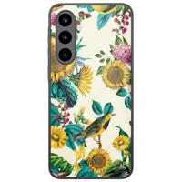 Samsung Galaxy A57 glazen hardcase - Sunflowers
