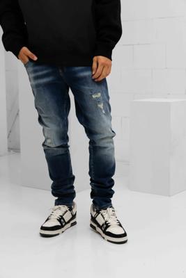 Malelions Slim Regular Broek Heren Donkerblauw - Maat 31 - Kleur: Donkerblauw | Soccerfanshop