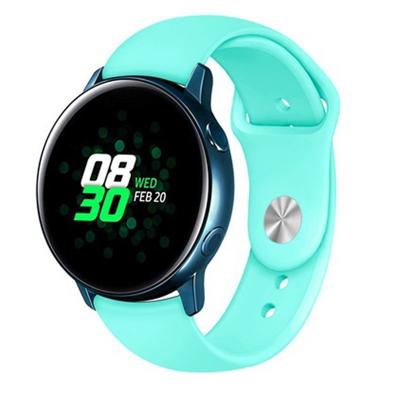 Monochroom siliconen band voor toepassing Samsung Galaxy Watch actieve 22mm (taling)