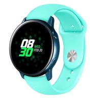 Monochroom siliconen band voor toepassing Samsung Galaxy Watch actieve 22mm (taling)