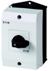 Eaton T0-2-8211/I1 elektrische schakelaar Tuimelschakelaar 2P Zwart, Wit