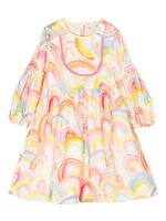 Stella McCartney Kids robe Rainbow à manches longues - Rose - thumbnail