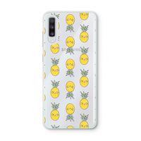 Ananas: Samsung Galaxy A70 Transparant Hoesje