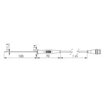 Greisinger GF 1T-E1.5 Insteeksensor -70 tot 250 °C Sensortype Pt1000