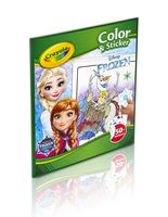 Crayola kleur- en stickerboek Disney Frozen II groen 36-delig - thumbnail