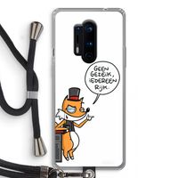 Geen Gezeik: OnePlus 8 Pro Transparant Hoesje met koord