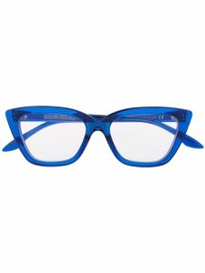 Cutler & Gross lunettes de vue à monture carrée transparente - Bleu