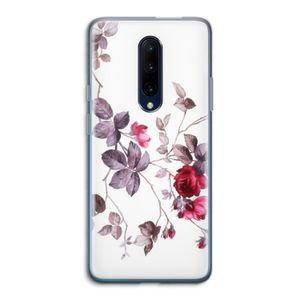Mooie bloemen: OnePlus 7 Pro Transparant Hoesje