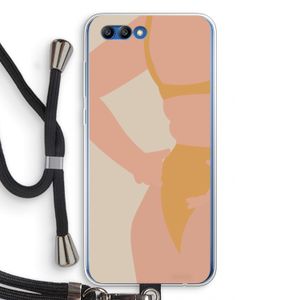 Bikini body: Honor 10 Transparant Hoesje met koord