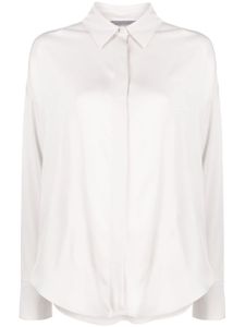 Lorena Antoniazzi concealed-front fastening shirt - Gris