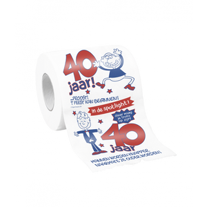 Toiletpapier 40 jaar Man