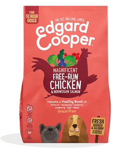 Edgard & Cooper Hond Senior Kip & Zalm 700gr