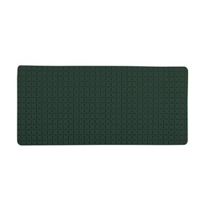 MSV Douche/bad anti-slip mat badkamer - rubber - groen - 76 x 36 cm   -