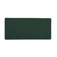 MSV Douche/bad anti-slip mat badkamer - rubber - groen - 76 x 36 cm   -