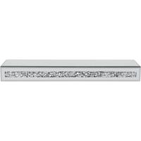 Wandplank - Trion Glitt - 50x15cm - Spiegelglas - Glittereffect - Kunststof