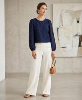 Elvira Casuals Top Charlie E1 26-042 T-shirt Korte Mouw 100 Navy