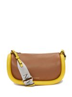 JW Anderson Bumper-15 leather crossbody bag - Marron