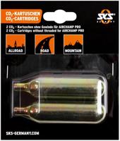 SKS luchtpatronen (2) 16gr. airchamp co2 z draad