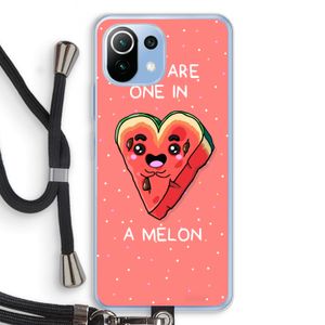 One In A Melon: Xiaomi Mi 11 Lite Transparant Hoesje met koord