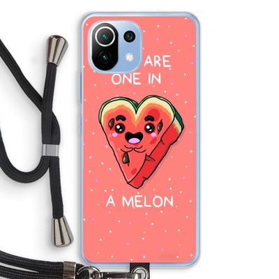 One In A Melon: Xiaomi Mi 11 Lite Transparant Hoesje met koord