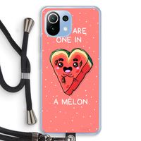 One In A Melon: Xiaomi Mi 11 Lite Transparant Hoesje met koord