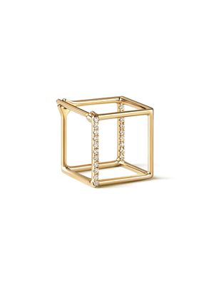 Shihara boucle d'oreille à design géométrique 10 (01) - Métallisé
