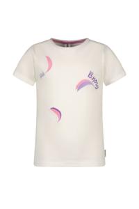 B.Nosy Zomer t-shirt meisjes Ecru beige - Tammy