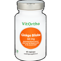 VitOrtho Ginkgo Biloba voorheen focusform 60 Vegetarische capsules