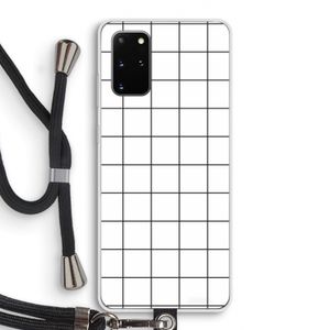 Rooster: Samsung Galaxy S20 Plus Transparant Hoesje met koord