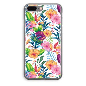 Tropisch 2: iPhone 8 Plus Transparant Hoesje