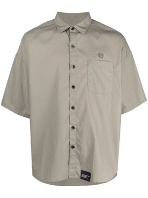 Neighborhood chemise en coton à logo imprimé - Vert