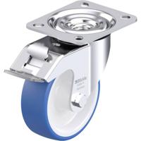 Blickle L-POTHS 100G-FI Plaatstalen zwenkwiel Wieldiameter: 100 mm Draagvermogen (max.): 200 kg 1 stuk(s)