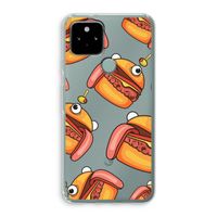 Hamburger: Google Pixel 5 Transparant Hoesje