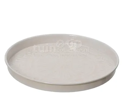 Decoratieschaal Metaal Ø32cm Crème