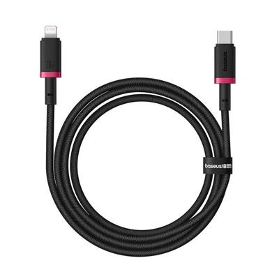 Baseus Dura Type C snellaadkabel voor iP 20 W 1 m Zwart, Rood