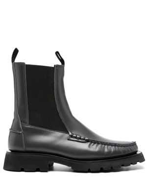Hereu bottines Alda Sport en cuir - Gris