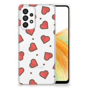 Samsung Galaxy A33 5G TPU bumper Hearts