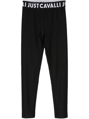 Just Cavalli legging à logo imprimé - Noir