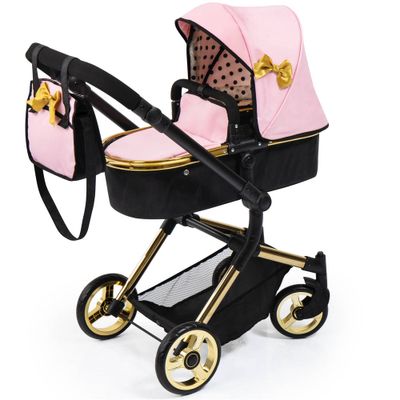 Bayer luxe gouden poppenwagen