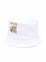 Moschino Kids bob à motif Teddy Bear - Blanc