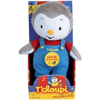 Jemini T'choupi peluche musical +/- 20cm