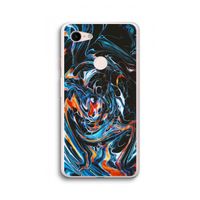 Black Unicorn: Google Pixel 3 XL Transparant Hoesje