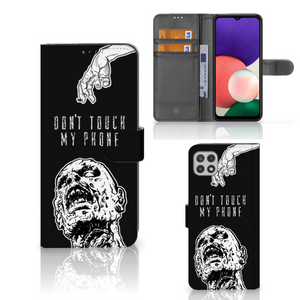 Portemonnee Hoesje Samsung Galaxy A22 5G Zombie